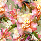 festett hibiszkusz virág tapéta 6