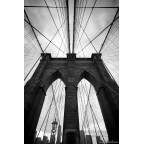 brooklyn híd fekete-fehér poszter tapéta 6