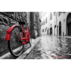 piros bicikli poszter tapéta 6