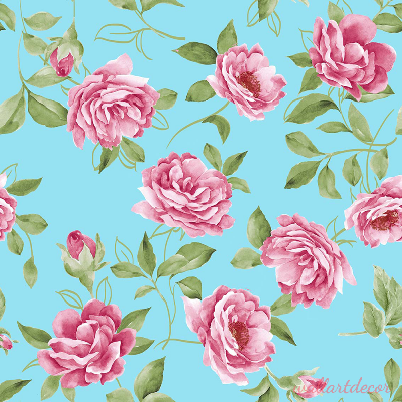 rózsaszín virágos tapéta 8