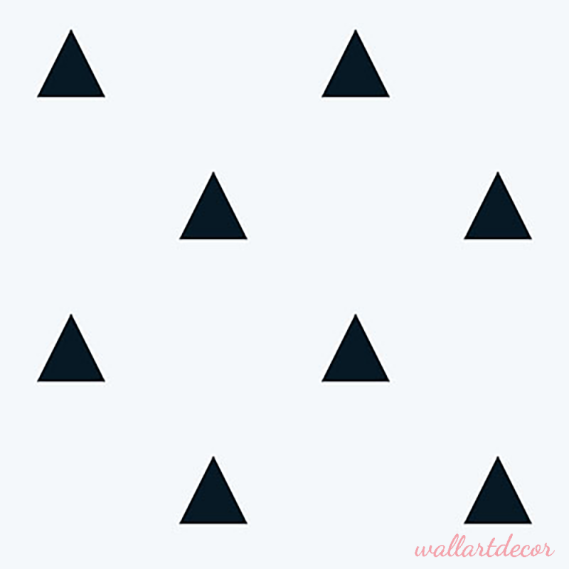 fekete fehér háromszög tapéta 8