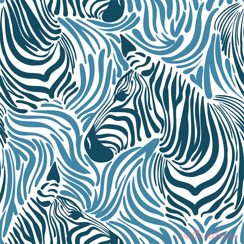 zebra mintás tapéta 7